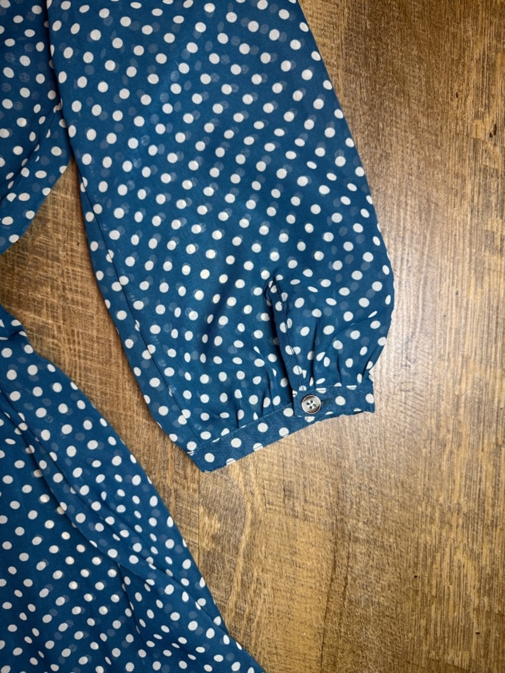Flying Tomato Women’s Blue Polka Dot Dress Size Small - Picture 14 of 14